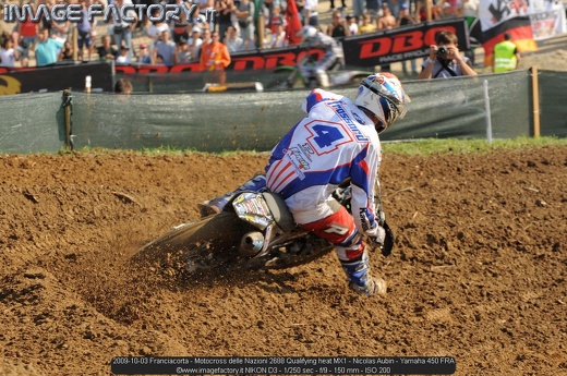 2009-10-03 Franciacorta - Motocross delle Nazioni 2688 Qualifying heat MX1 - Nicolas Aubin - Yamaha 450 FRA